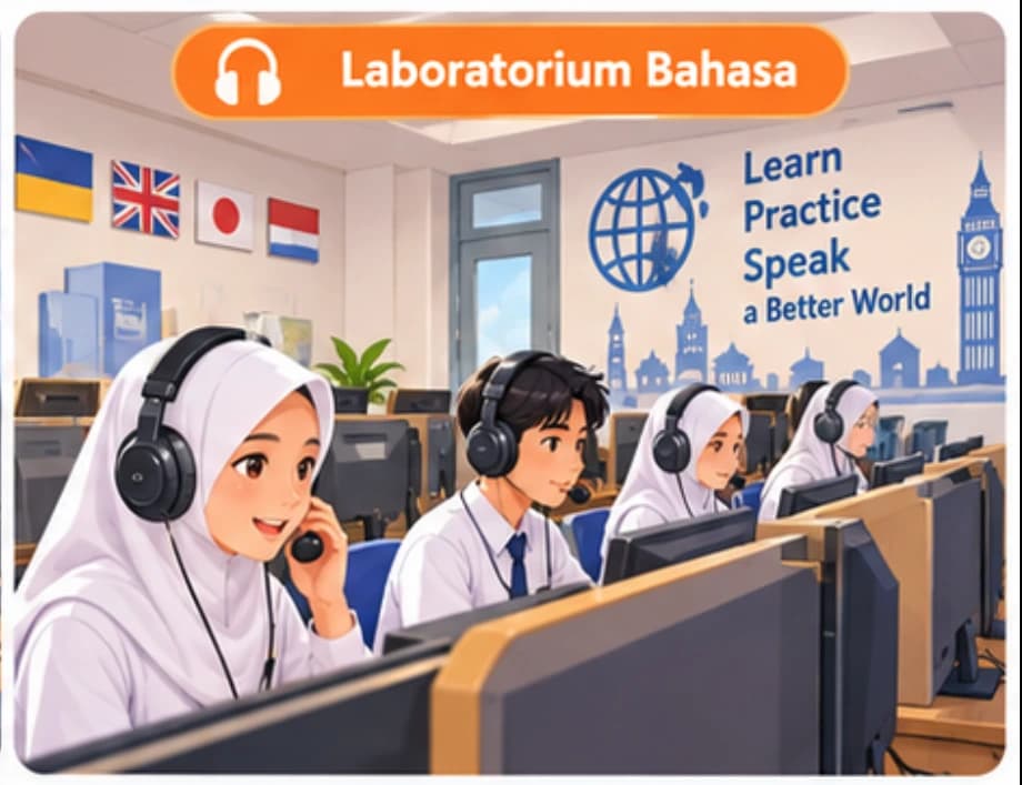 Fasilitas Laboratorium Bahasa SMP Inshafuddin