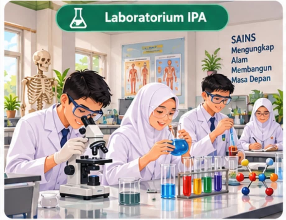 Fasilitas Laboratorium IPA SMP Inshafuddin