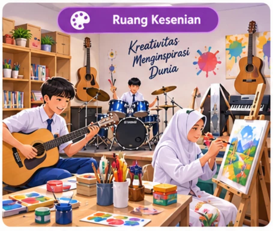 Fasilitas Ruang Kesenian SMP Inshafuddin