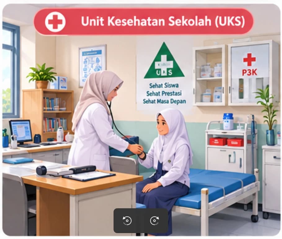 Fasilitas Unit Kesehatan Sekolah (UKS) SMP Inshafuddin